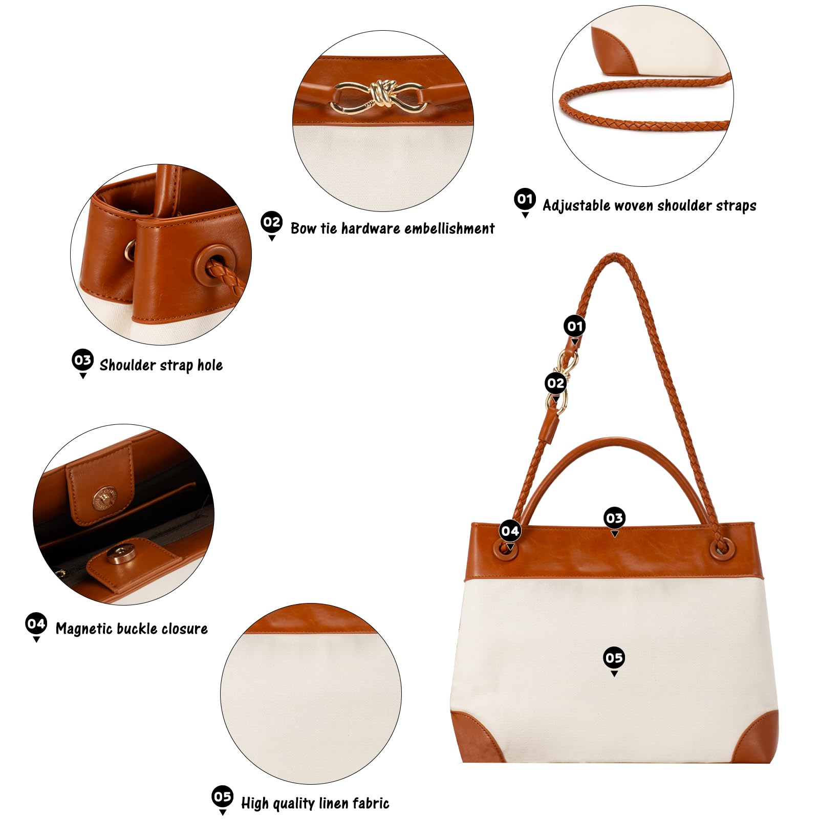 Stylish Women's Tote, Satchel & Crossbody Bag - Fashionable Top Handle Handbags - Perfect Gift for Her - Ideal for Work, Travel & Everyday Use