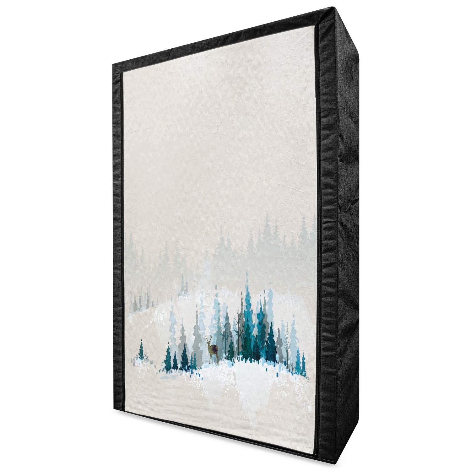 Ambesonne Christmas Portable Fabric Wardrobe - 42.5