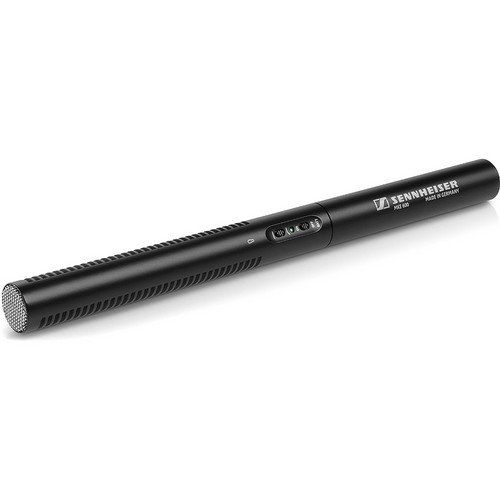 Sennheiser MKE 600 Professional Shotgun Microphone with Auray Universal Shock Mount & Windshield - XLR Condenser Mic for Film, Video, Interviews & Outdoor Recording
