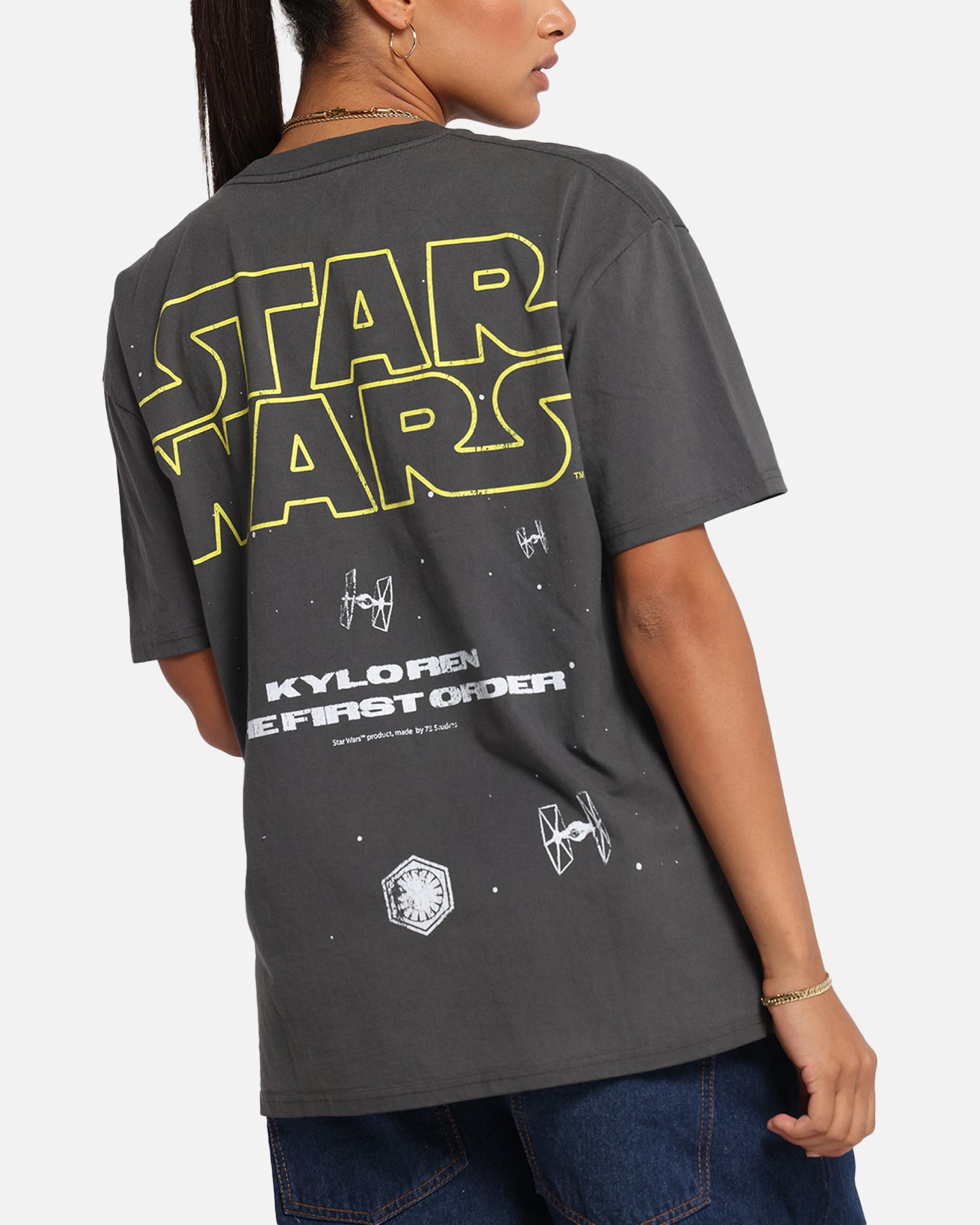 73 Studio Star Wars Order 66 Vintage T-Shirt - Black Wash Distressed Style | Officially Licensed Graphic Tee for Men & Women | Perfect for Cosplay, Conventions & Star Wars Fans