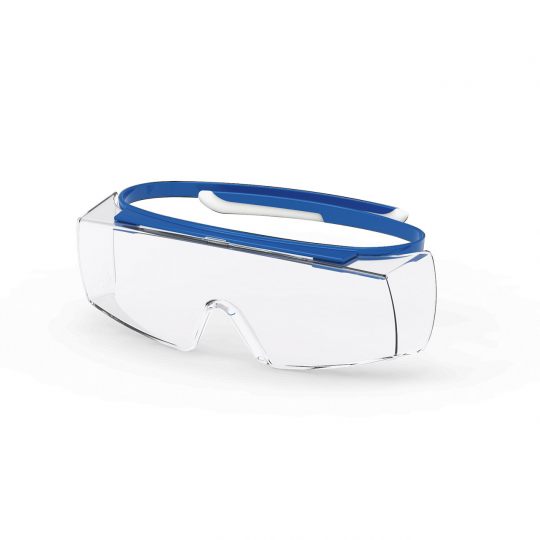 Uvex Super OTG Safety Glasses - ANSI Z87.1 Certified Over-The-Glasses Protective Eyewear for Work, Lab & DIY Projects