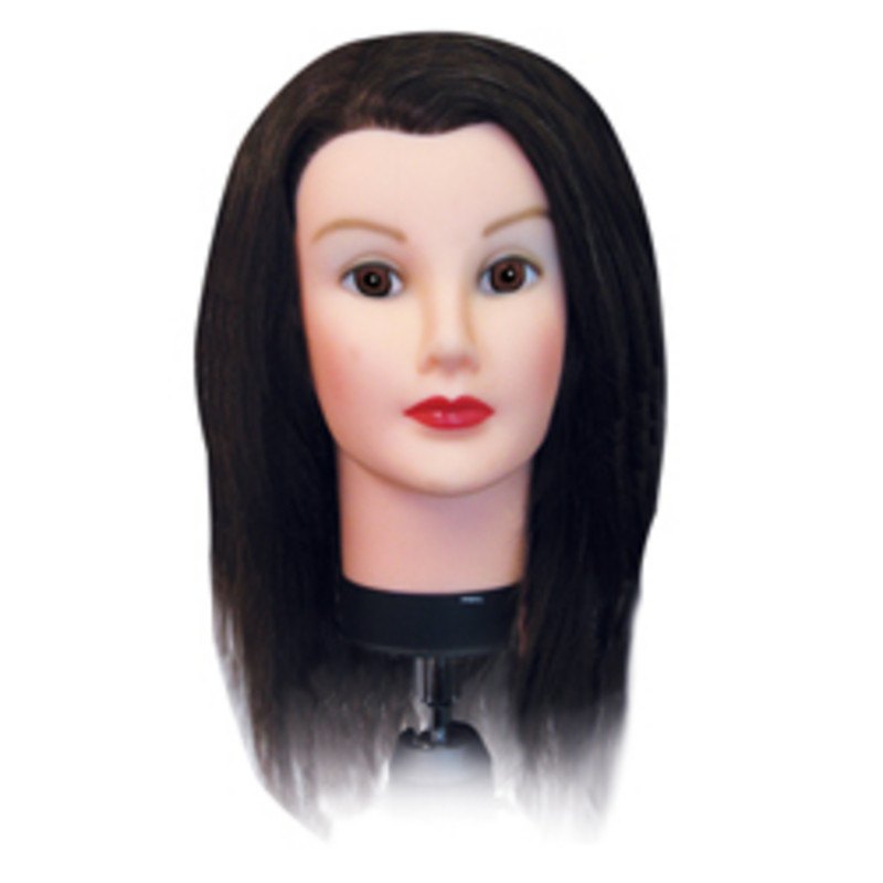 Celebrity Hair Manikins Deluxe Debra Mannequin 100% Human Hair - Perfect for Salon Training, Styling Practice & Cosmetology Education