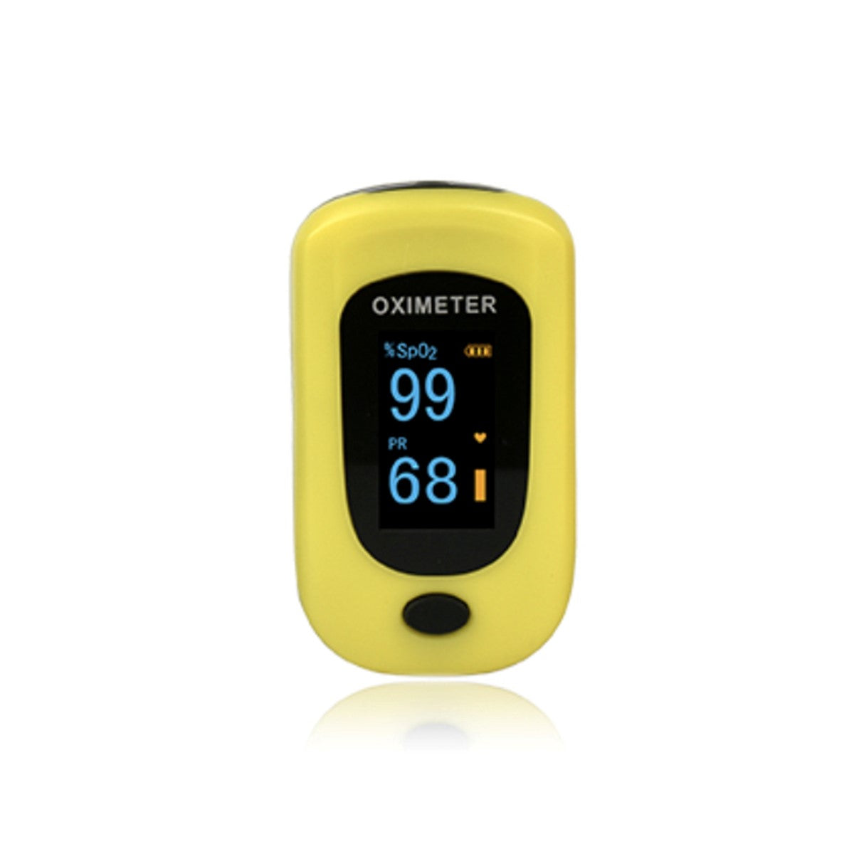 Creative Medical PC 60B1 Finger Pulse Oximeter - Accurate Blood Oxygen Saturation (SpO2) and Heart Rate Monitor for Home Use, Sports & Travel