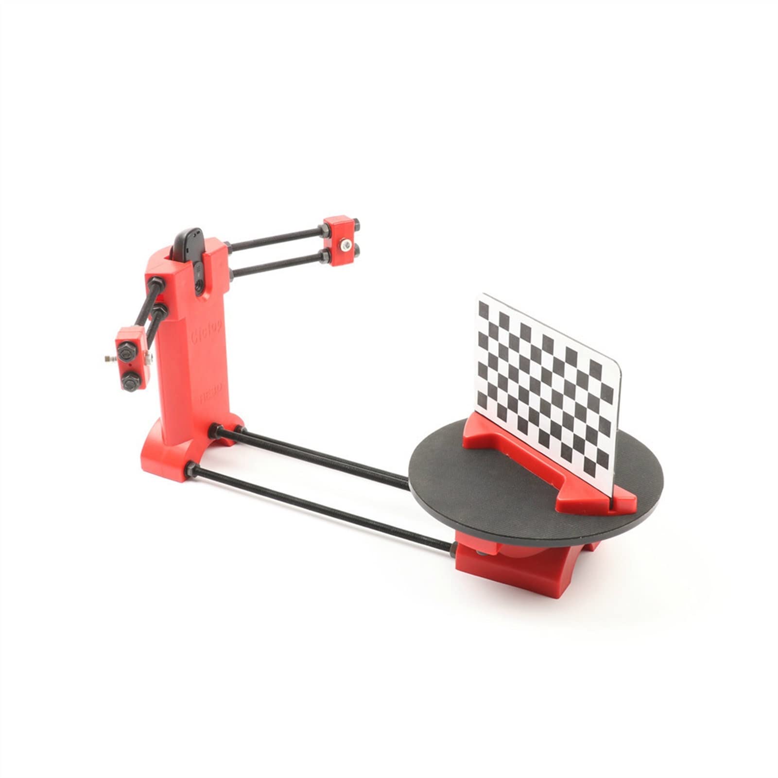 3D Scanner DIY Kit with Red Injection Molding - Open Source Webcam 3D Scanner for 3D Printing | Perfect for Hobbyists, Makers & 3D Printing Enthusiasts | Scan Objects for 3D Modeling, Prototyping & Digital Archiving