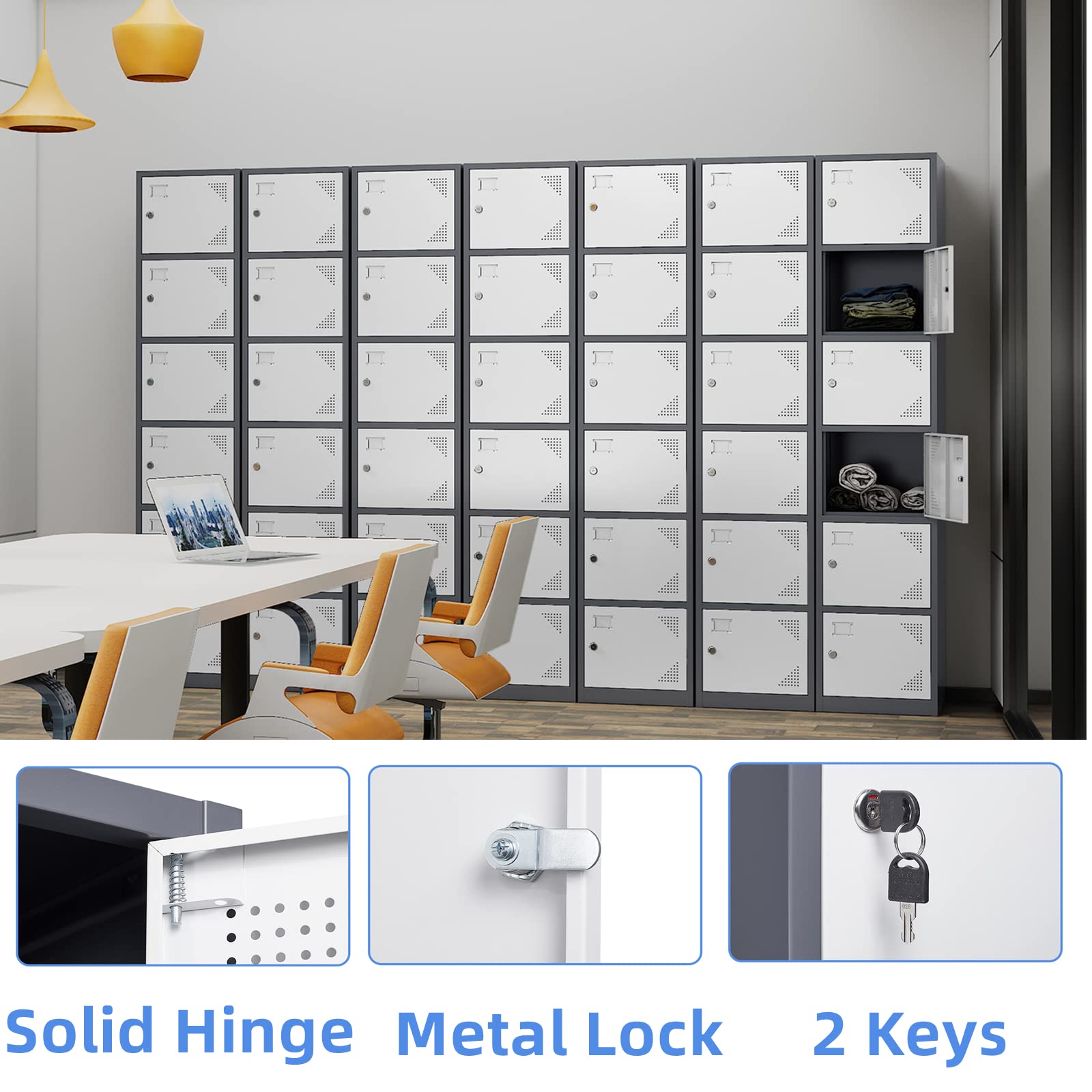 Yizosh 6-Door Metal Locker, 71