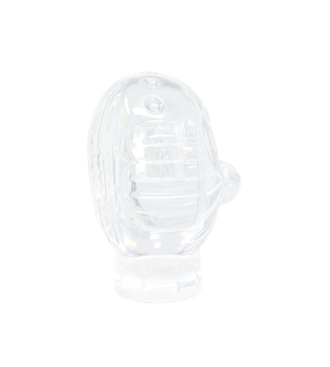 Faunacrystopolis Monkey Crystal Candle Holder - Elegant Baccarat Glass for Home Decor, Wedding Centerpieces & Gift Ideas