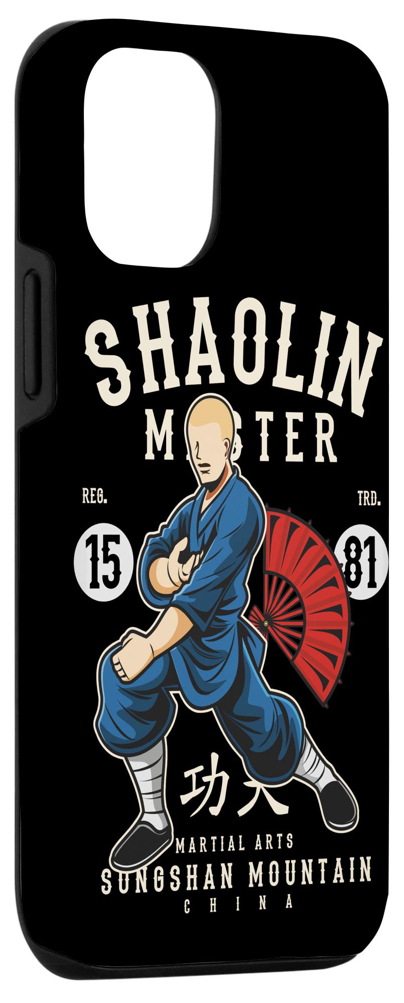 iPhone 12/12 Pro Kung Fu Martial Arts Phone Case - Shaolin Temple Inspired Design - Perfect Gift for Martial Arts Lovers & Travel Enthusiasts (Fits Daily Use, Gym, Training & Travel)