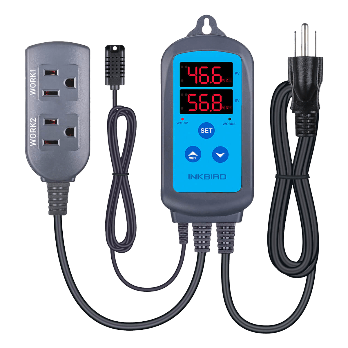 IHC 200 Series Digital Humidity Controller - Precise Climate Control for Greenhouses, Grow Tents & Home Storage | Smart Humidity Regulator
