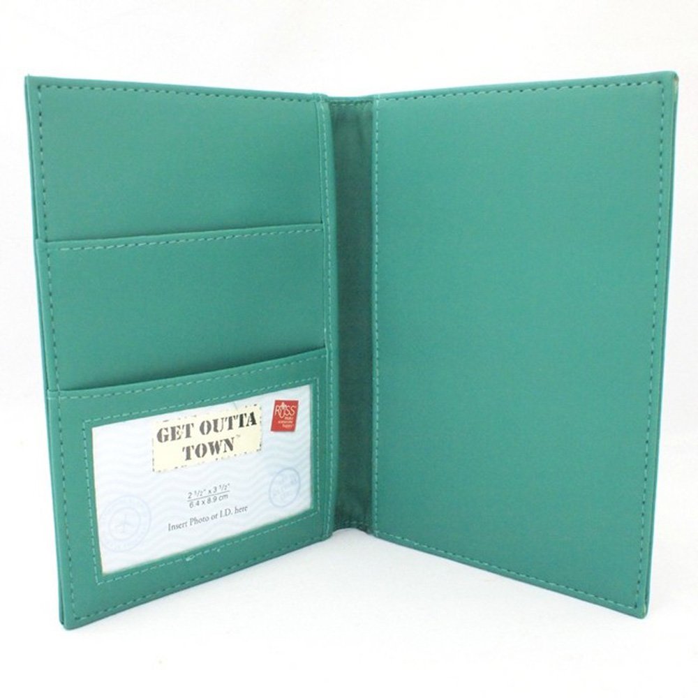Russ Berrie Playing Cards with Dice Passport Holder - Premium Travel Accessories for Casino Nights, Board Games & International Trips