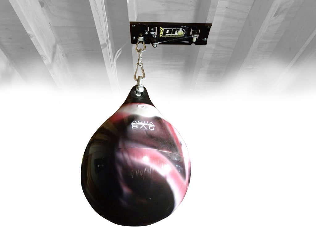 Heavy Duty Gas Spring Ceiling Mount for 130 lb Punching Bags (CM-130) - Anti-Noise & Vibration, Easy DIY Installation on Joists, Drywall, Concrete & Unistrut - Quiet Gym Equipment for Home Workouts & Boxing Training