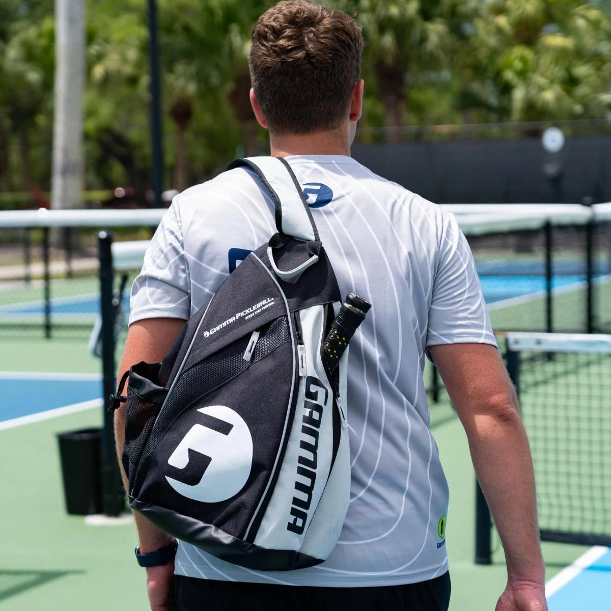 Gamma Pickleball Sling Bag - Lightweight & Durable Pickleball Gear for Men & Women - Perfect for Court, Travel & Outdoor Sports Accessories