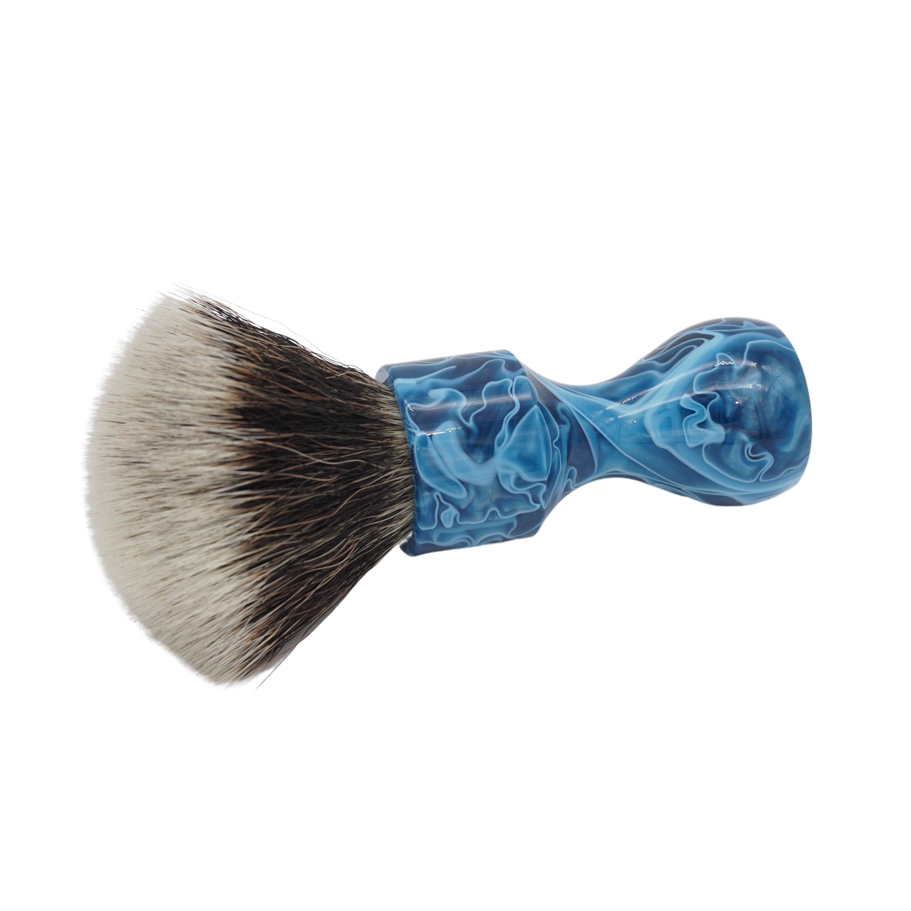 AP Shave Co. 26mm G5C Fan Synthetic Shaving Brush - Premium Blue Handle for Men's Wet Shaving | Perfect for Travel & Home Grooming Kits