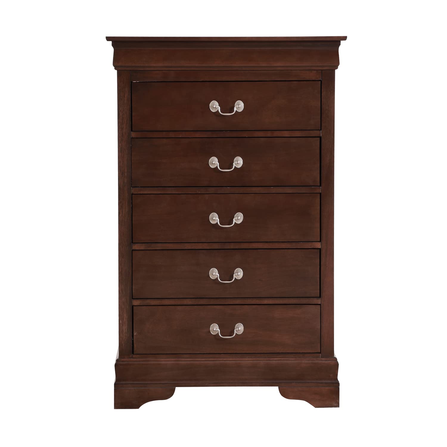 LYKE Home Chest - 3-Drawer Storage Organizer, Cappuccino Brown - Perfect for Bedroom, Living Room, or Office Organization