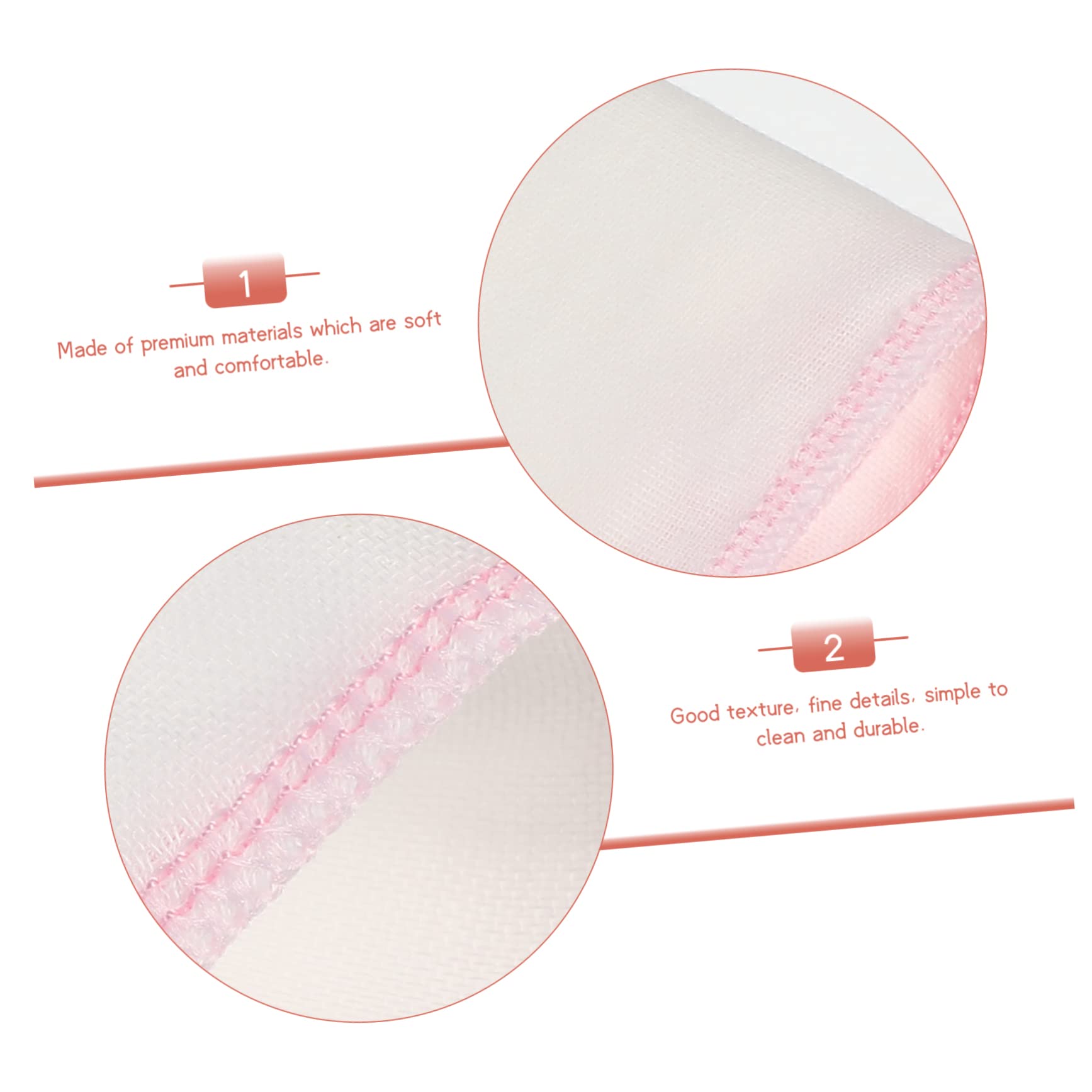 VICASKY 10 Pack Small Square Gauze Bandana Bibs - Soft Absorbent Cotton Towels for Babies & Toddlers (Red) - Perfect for Drooling, Feeding, and Messy Playtime