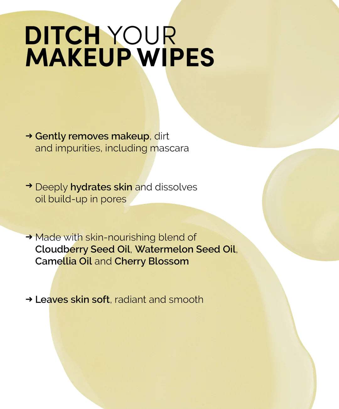 Fitglow Beauty Makeup Cleansing Oil - Gentle Facial Cleanser for All Skin Types | Remove Waterproof Makeup & Impurities | Perfect for Daily Skincare & Travel