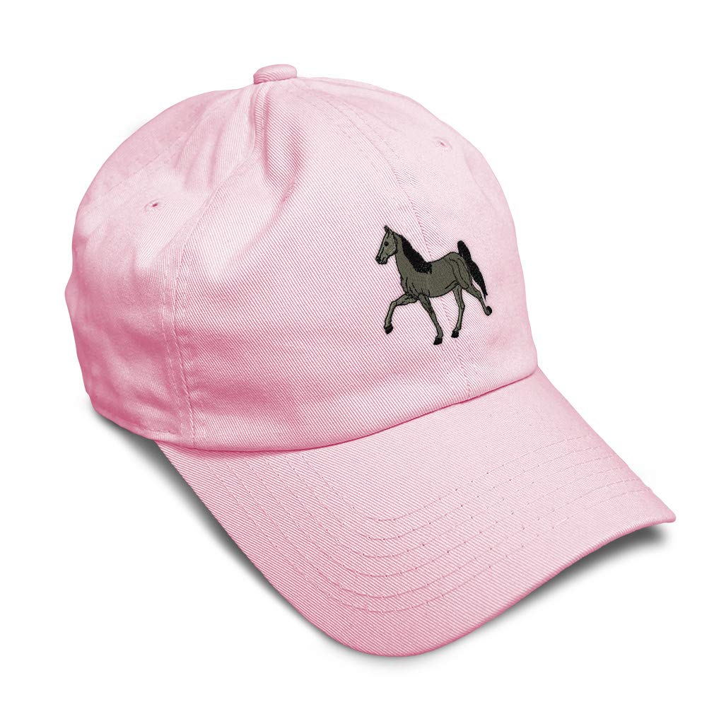 Speedy Pros Soft Baseball Cap - Tennessee Walker Horse Embroidery Twill Cotton Golf Dad Hat for Men & Women - Perfect for Outdoor Sports, Golfing & Casual Wear
