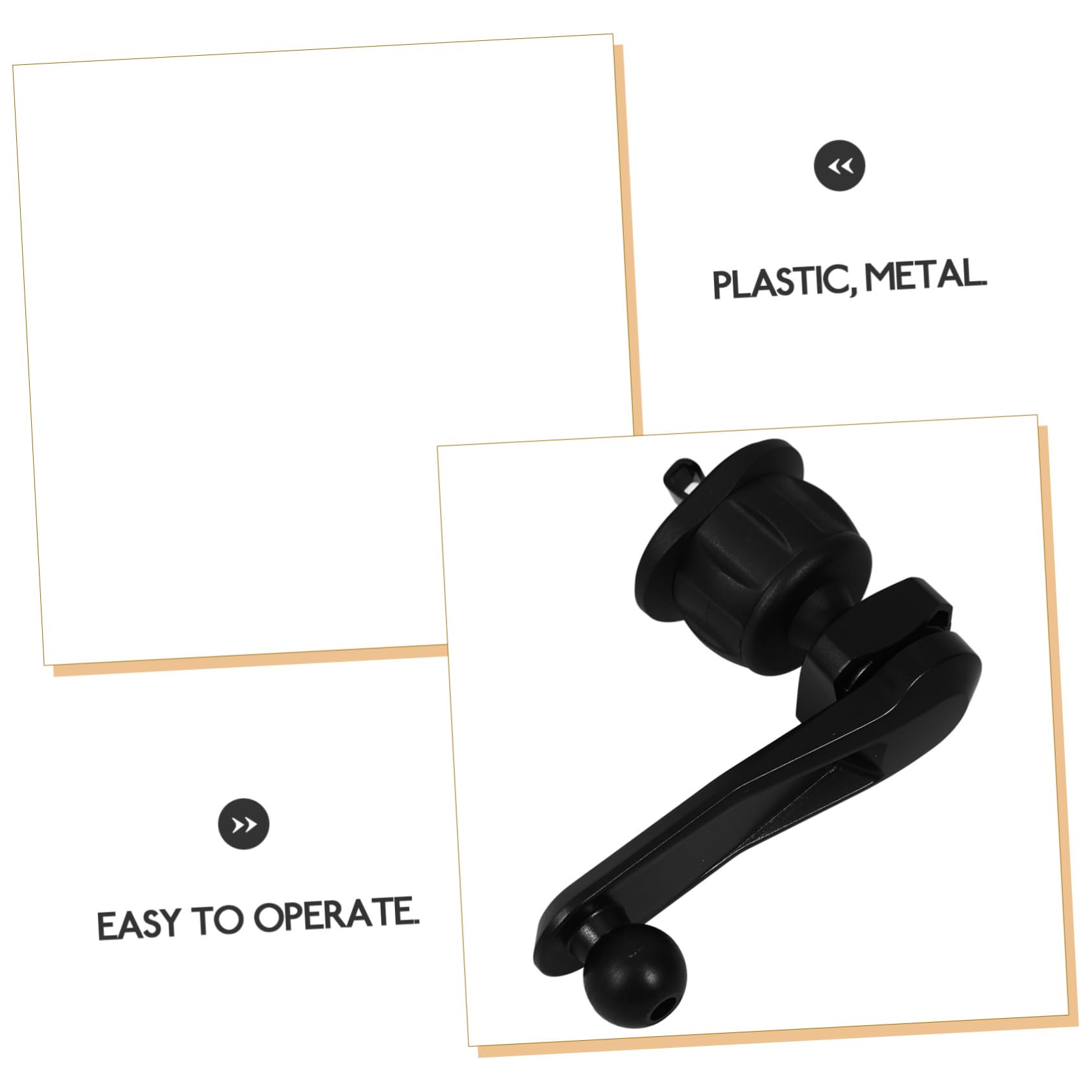 Hemobllo Car Phone Mount Holder - 360° Rotatable Long Arm Air Vent Phone Stand for iPhone Samsung Galaxy - Perfect for GPS Navigation & Hands-Free Driving