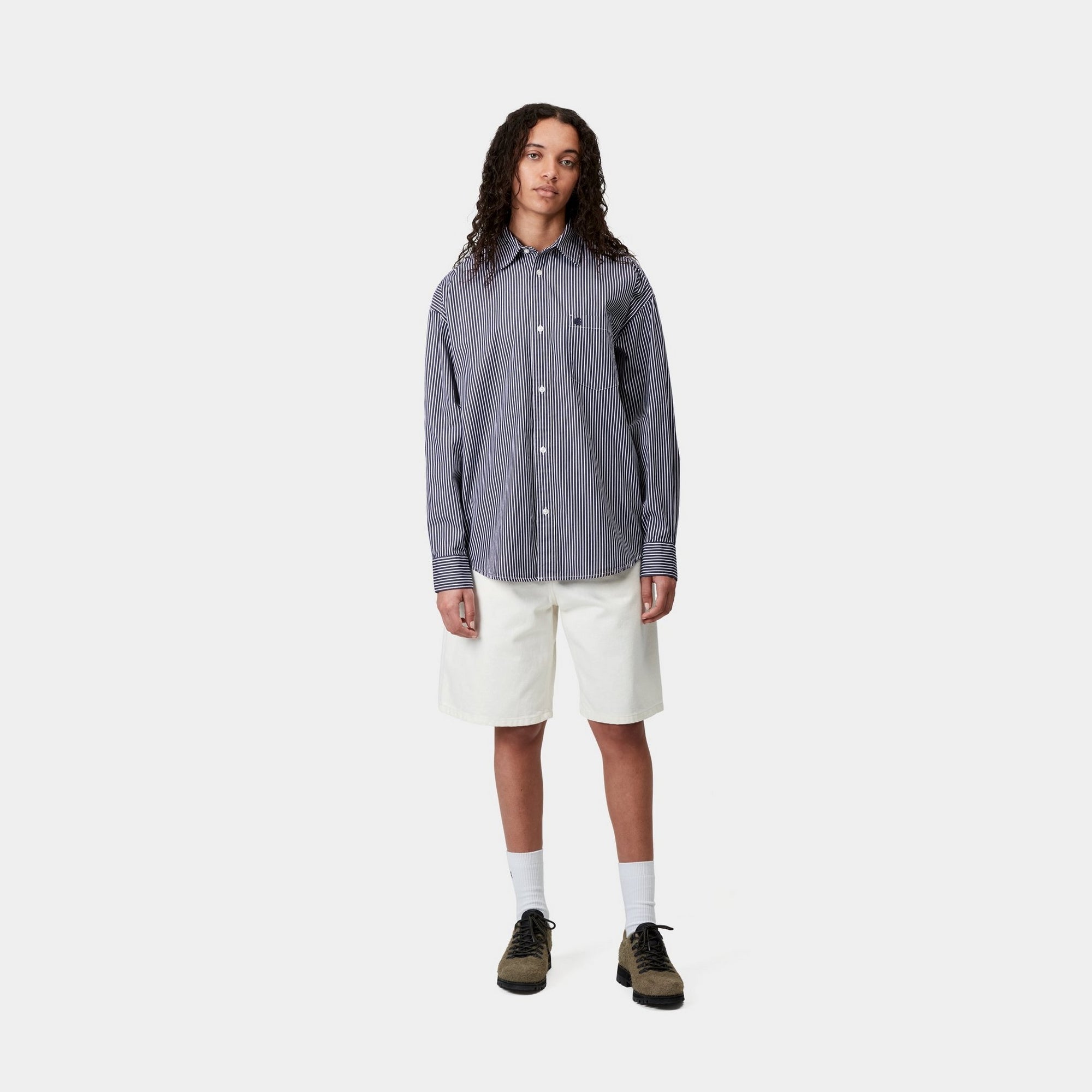 Arvin Stripe Shirt for Men - Stylish Space Print Casual Button Down Shirt | Perfect for Office, Date Night & Weekend Outings
