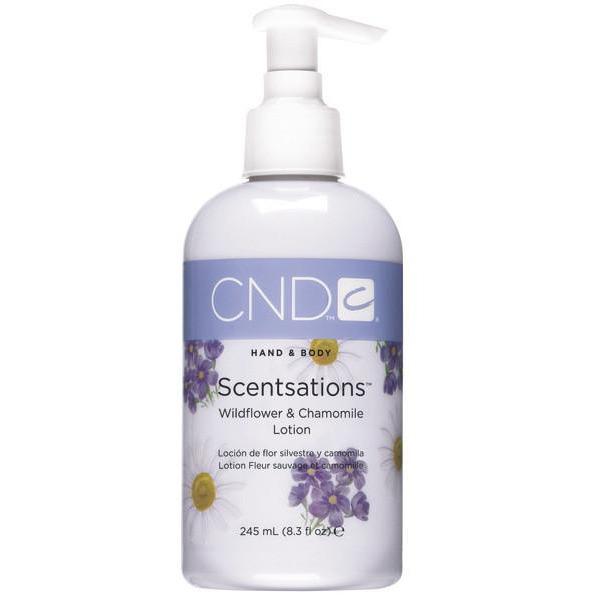 CND Scentsation Wildflower & Chamomile Lotion 8.3 fl oz | Hydrating Body Moisturizer for Dry Skin | Perfect for Daily Use, Spa Days & Gift Giving