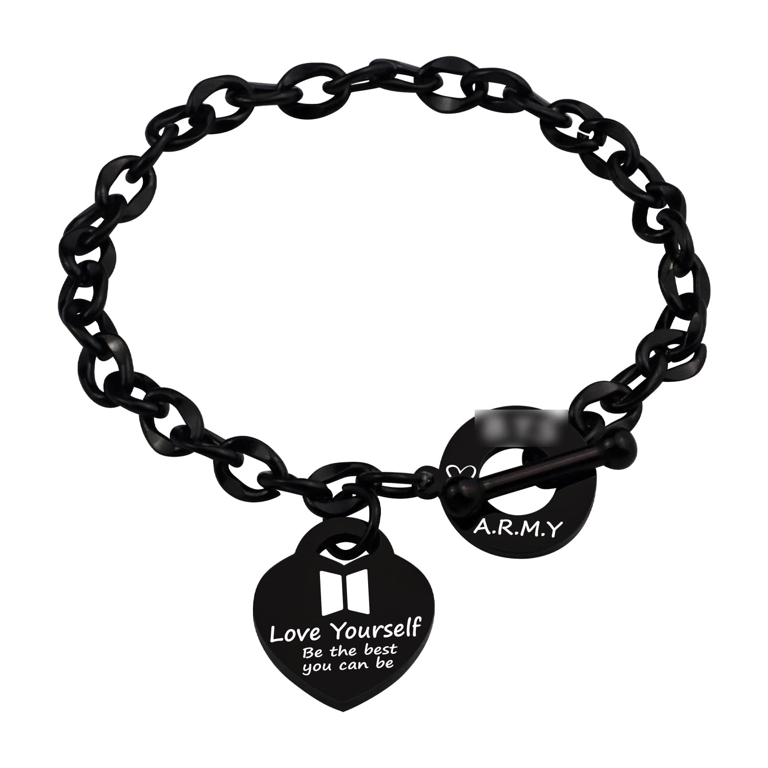 BTS Love Yourself Bracelet - Kpop BTS Fan Gift, Bangtan Boys Jewelry for ARMY, Perfect for Concerts & Birthday Presents
