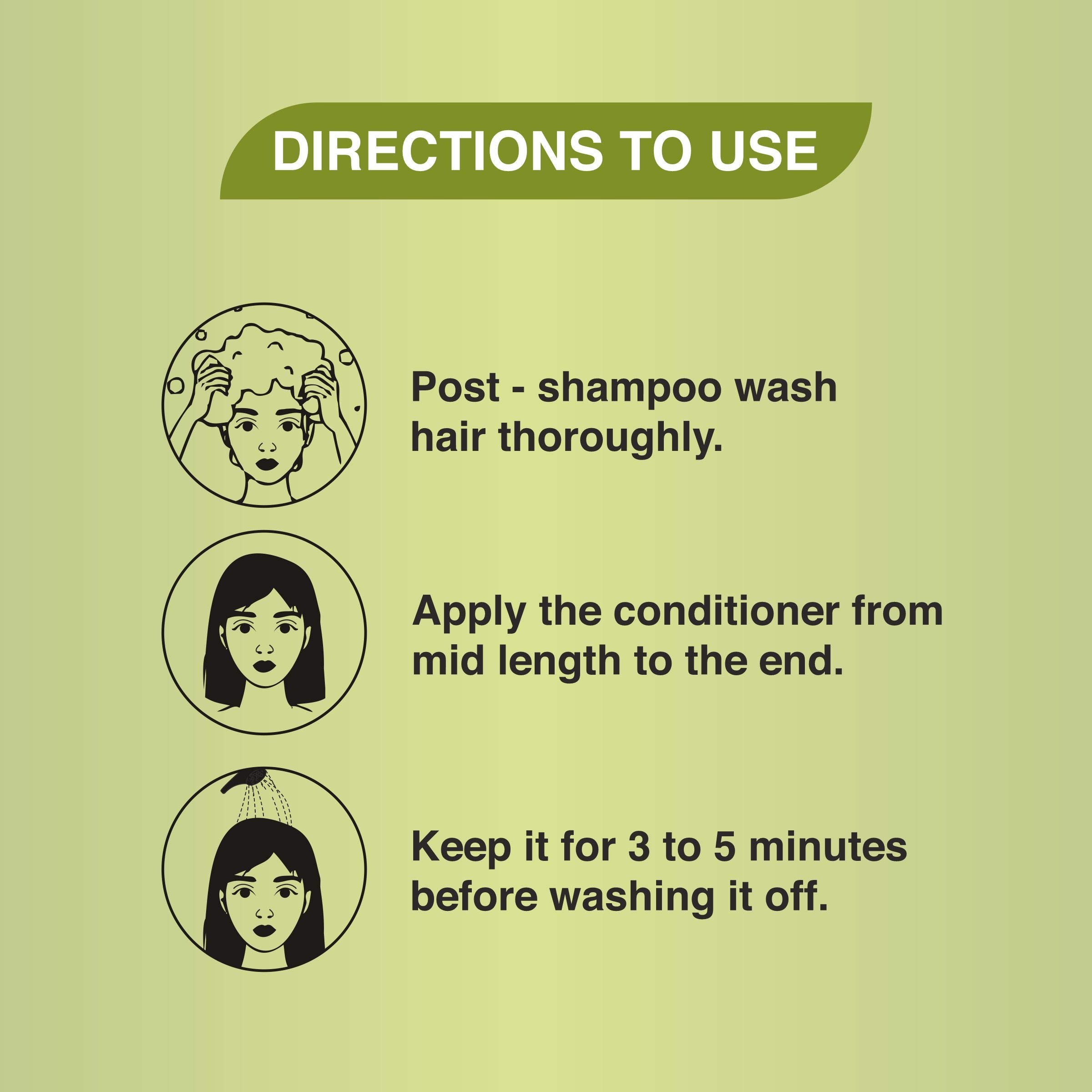 Organic Amla & Bhringraj Hair Conditioner for Dry, Damaged Hair - Ayurvedic Deep Conditioning Treatment for Shine & Growth - Perfect for Daily Use & Salon Results at Home