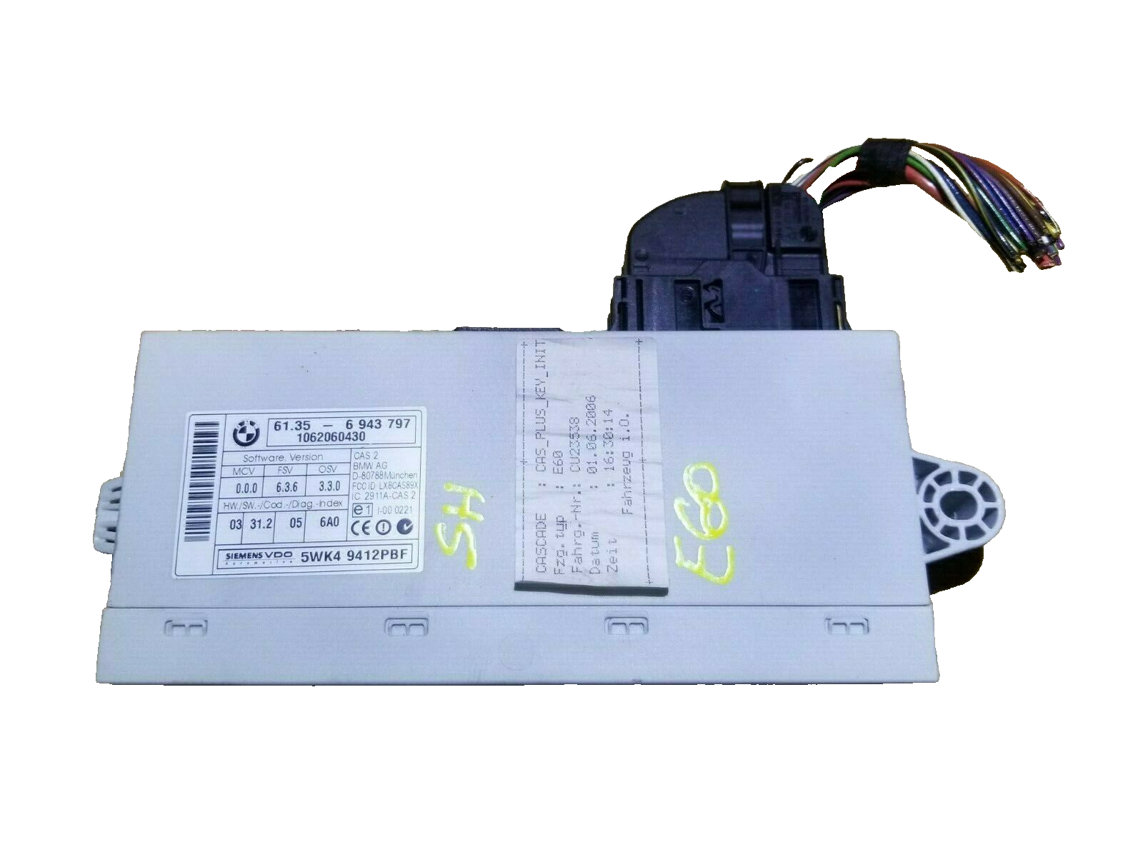 04 05 06 07 BMW 530xi E60 OEM Theft Alarm Locking Control Module Unit - Replacement Part for Enhanced Vehicle Security & Anti-Theft Protection
