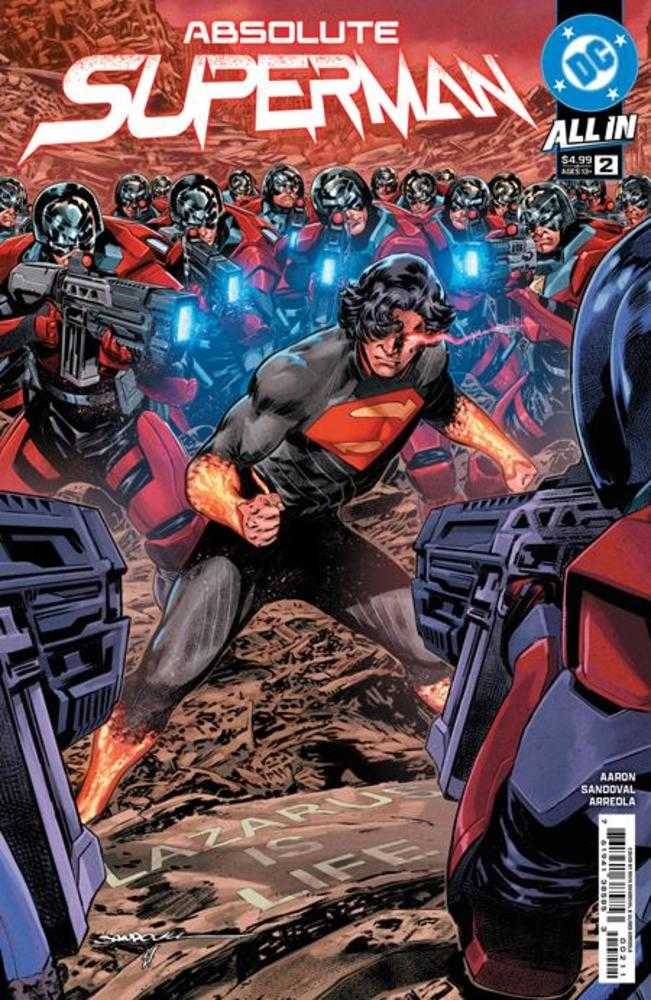 Absolute Superman #2 Cover A Rafa Sandoval - DC Comics Collectible Edition - Perfect for Superhero Fans, Comic Book Collectors & Home Decor Display