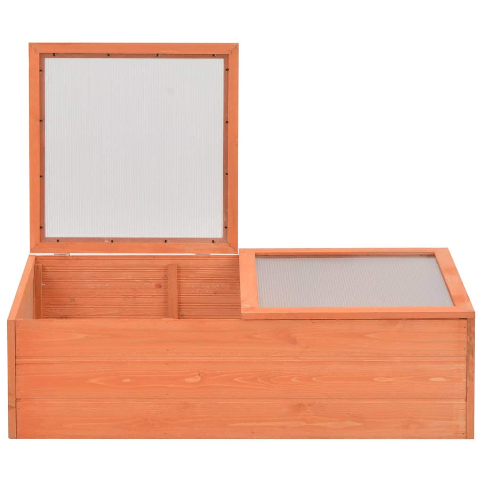 Tidyard Wooden Greenhouse with Open Bottom - 39.4