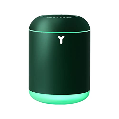 1000ml Large Capacity USB Air Humidifier with Aromatherapy Diffuser & LED Light - Cool Mist Fogger for Home, Office, Bedroom, Yoga Studio (Green) | Perfect for Dry Air Relief, Essential Oil Therapy and Relaxation
