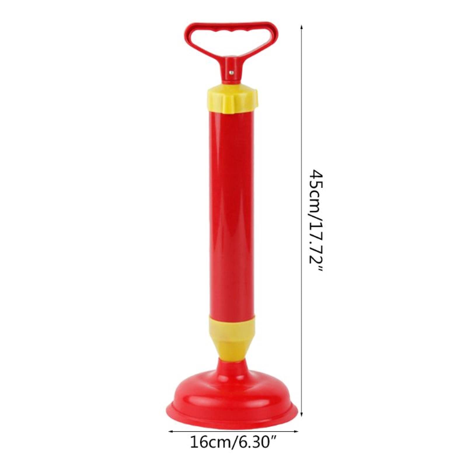 **Powerful Bathroom Clog Cleaner - Heavy Duty Toilet, Sink & Drain Blaster with Air Pump & Suction Cup - Unclog Pipes Fast - Ideal for Homes, Hotels & Commercial Use**