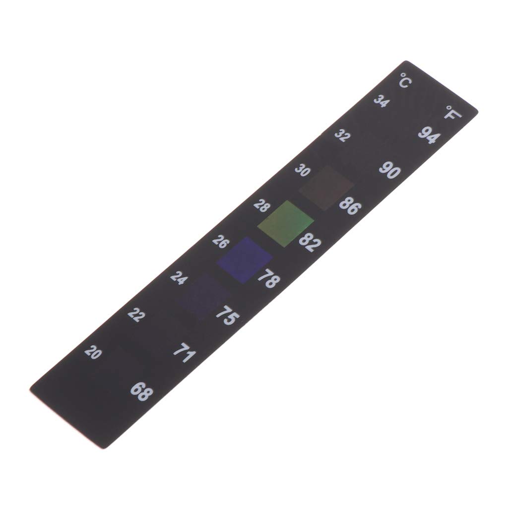Youngy Digital Aquarium Thermometer Sticker - Accurate Fish Tank Temperature Monitor for Freshwater & Saltwater Tanks - Easy Stick-on Design for Glass Aquariums (Perfect for Home, Office, or Classroom Fish Tanks)
