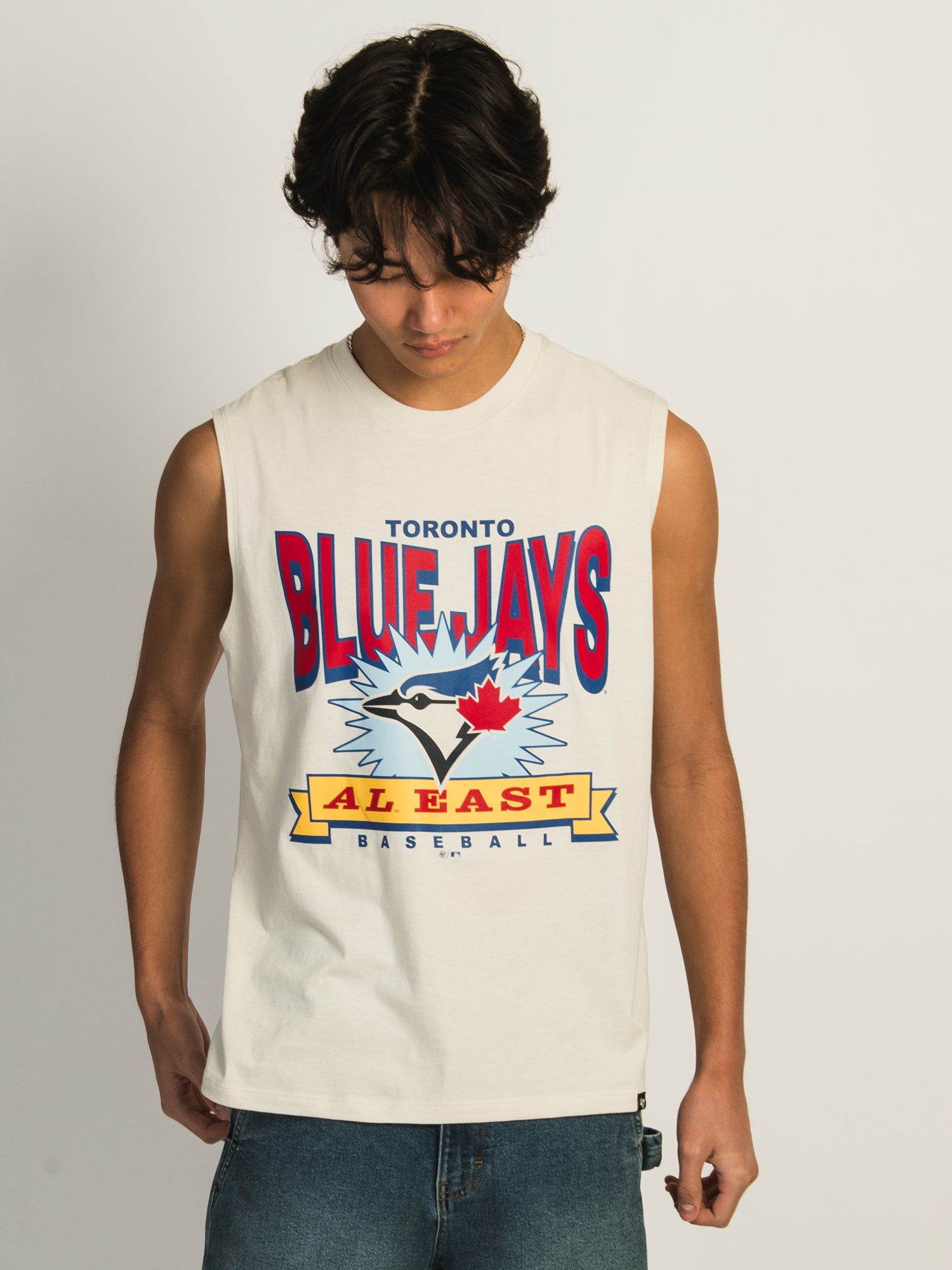 47 Blue Jays Muscle Tank Top for Men - Comfortable Workout & Gym Shirt - Perfect for Baseball Fans, Fitness Training & Casual Wear