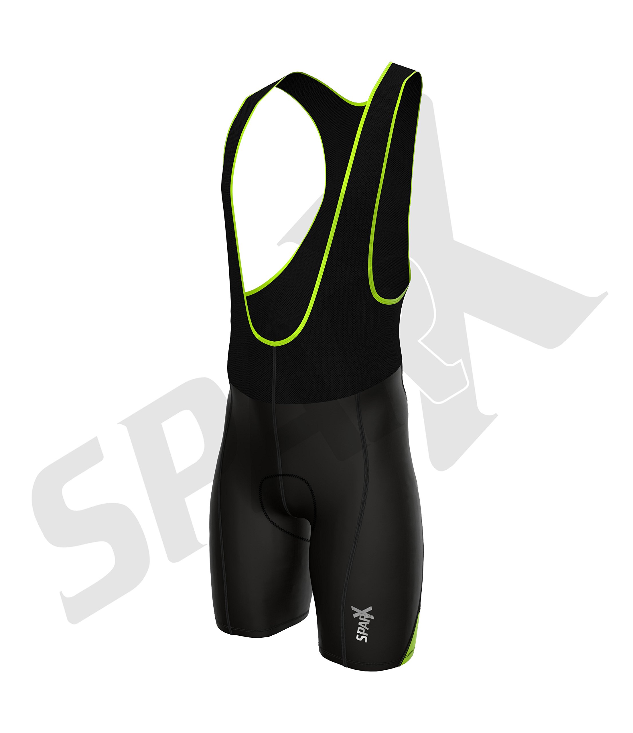 **Sparx Men's 3D Padded Cycling Bib Shorts – Breathable Bike Shorts for Road & Mountain Biking – Perfect for Long-Distance Rides & Training**