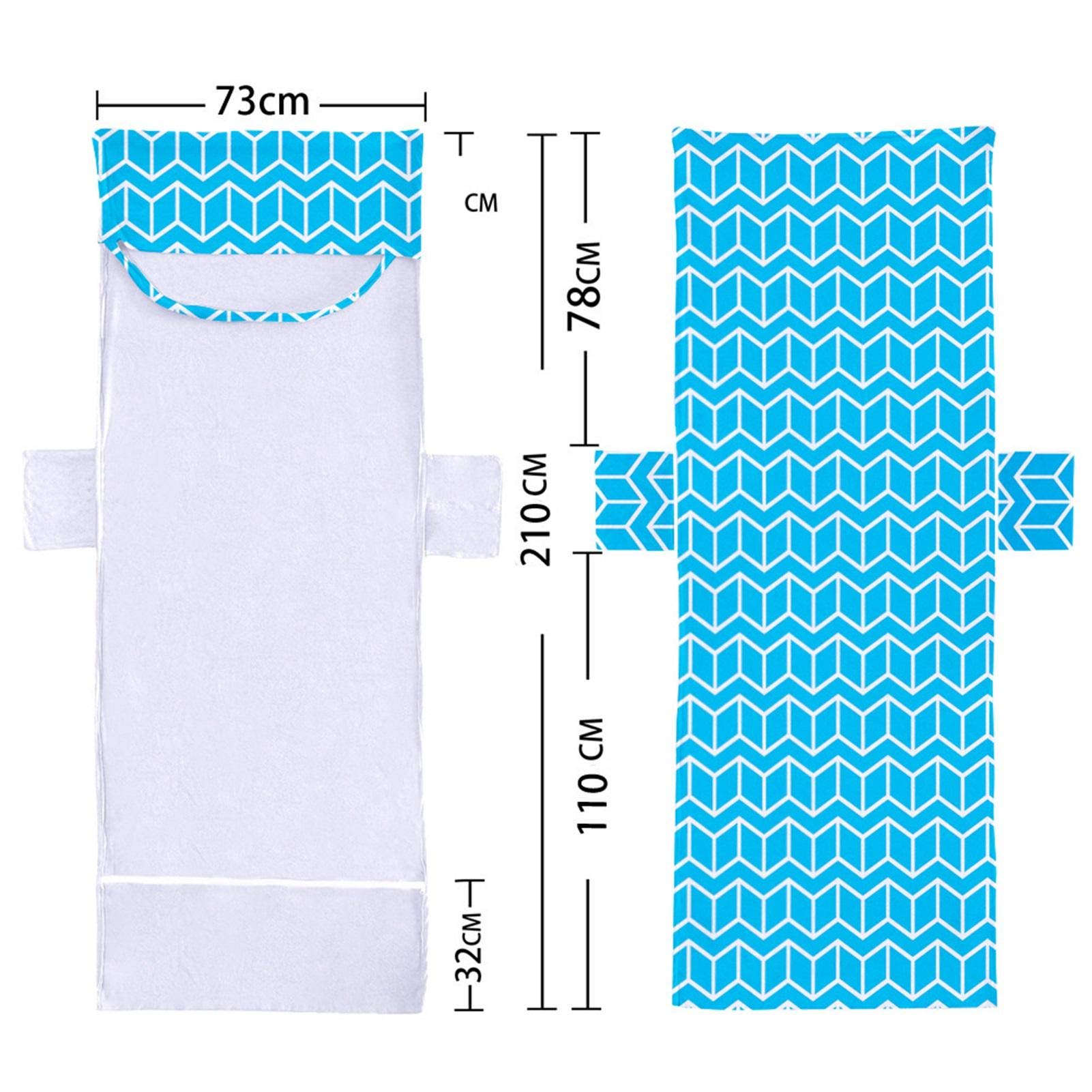 Premium Microfiber Lounge Chair Cover - Quick Dry Beach Towel Cover for Pool, Patio & Sunbathing | Waterproof Outdoor Chaise Lounge Cover with Side Pockets | Perfect for Beach, Poolside & Backyard Relaxation