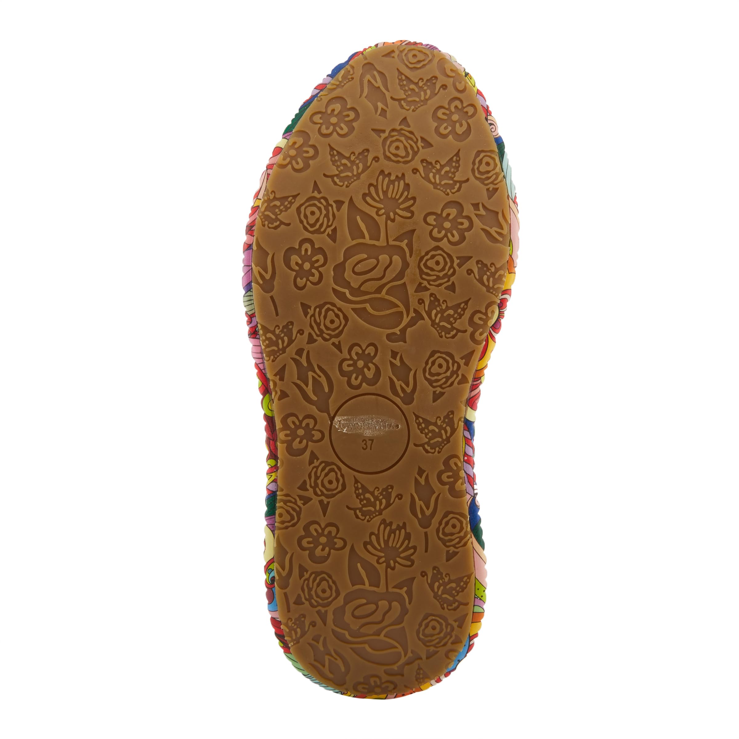 Spring Step L'Artiste Women's CAFFEY Multicolored Fashion Sneakers - Comfortable Walking Shoes with Vibrant Patterns | Perfect for Casual Outfits, Work & Weekend Adventures