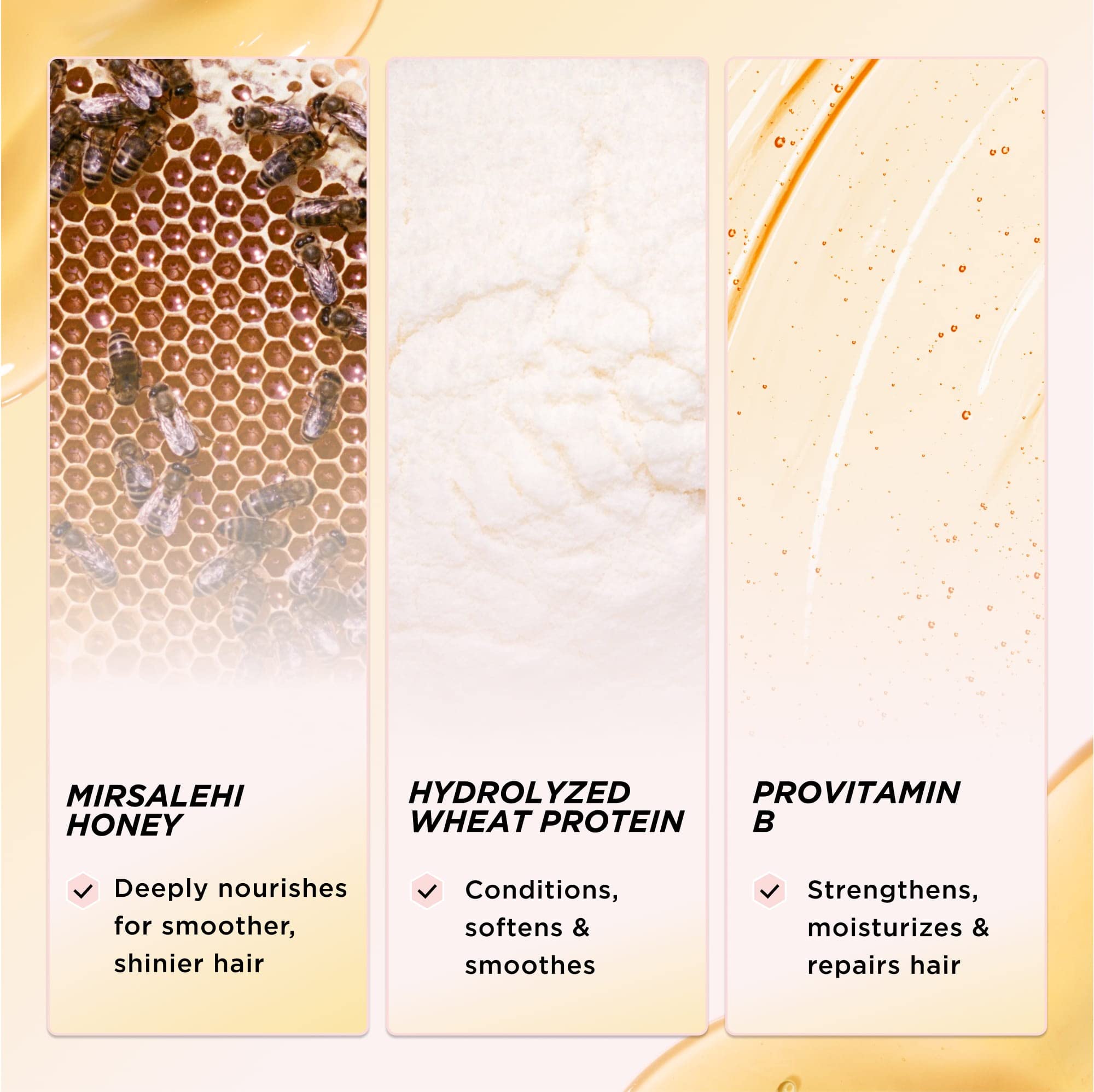 Gisou Honey Infused Hair Mask Travel Size (2.5 fl oz) - Hydrating & Repairing Treatment for Softer, Stronger, More Manageable Hair - TSA Approved Mini Hair Care - Perfect for On-The-Go, Vacation & Damaged Hair Recovery