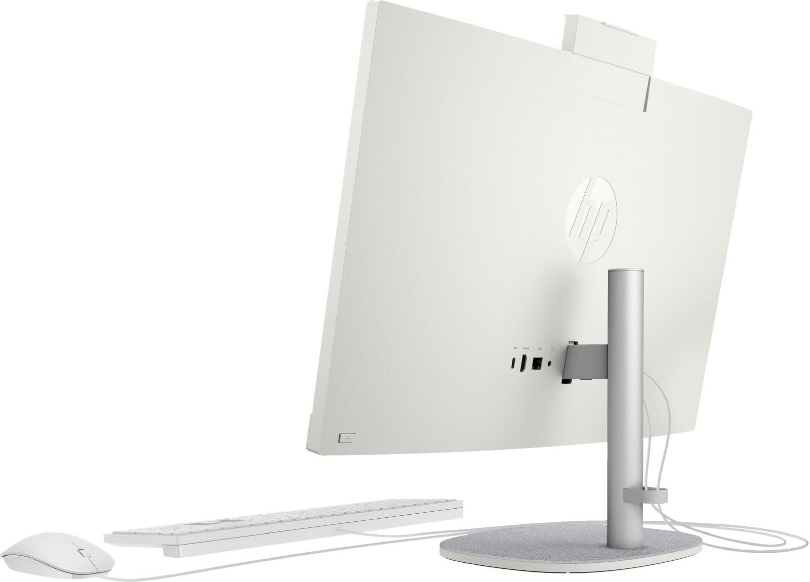 HP All-in-One 24-cr1000ng 白色一体机 | Windows 11 Home 64位 | 家庭办公与娱乐的完美选择