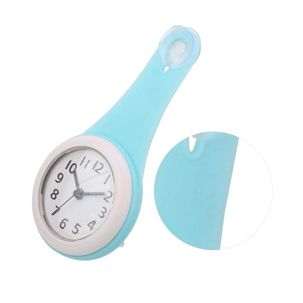 Waterproof Shower Clock with Suction Cup - Digital Bathroom, Kitchen, Bedroom Wall Clock (Blue) | Perfect for Home Decor, Swimming Pool & Spa Use