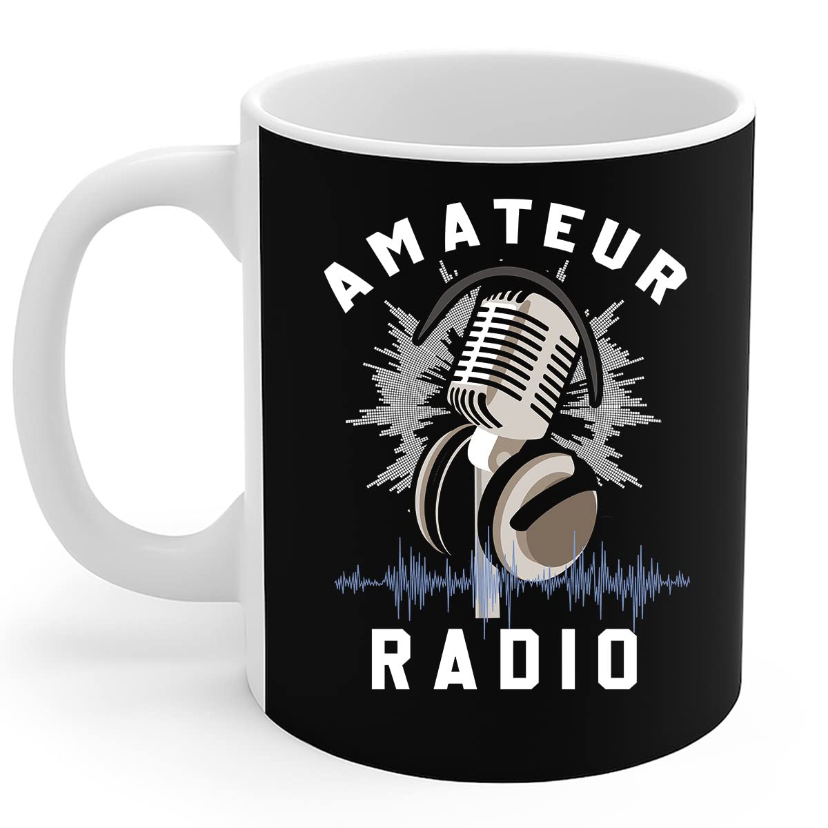 Vintage Ham Radio Operator Mug - 11Oz Retro Amateur Radio Gift for Coffee & Tea Lovers - Perfect for Radio Enthusiasts, Office Use & Gift Giving