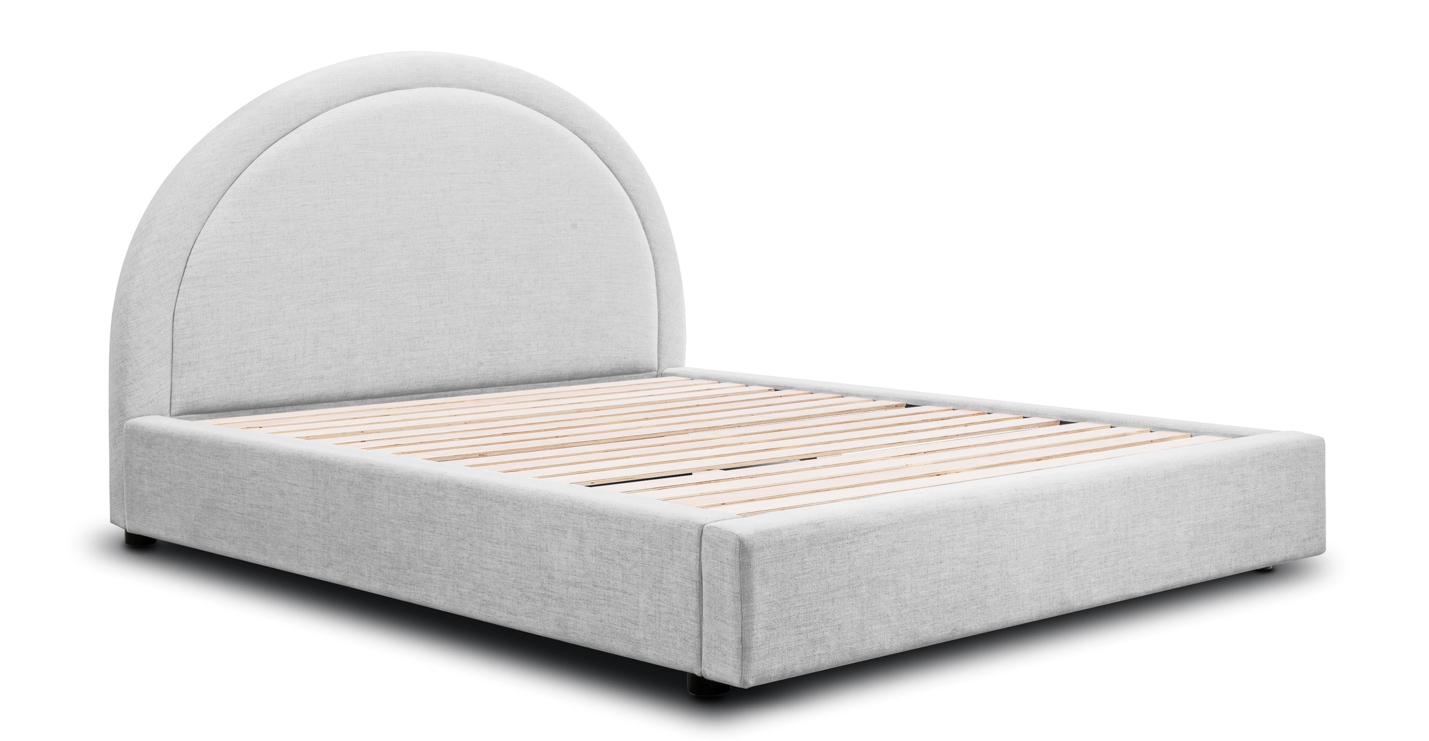 Luna Storage Bed with Underbed Drawers - Queen Size Platform Bed Frame with Hidden Storage for Small Spaces - Perfect for Bedroom, Guest Room, and Apartment Organization