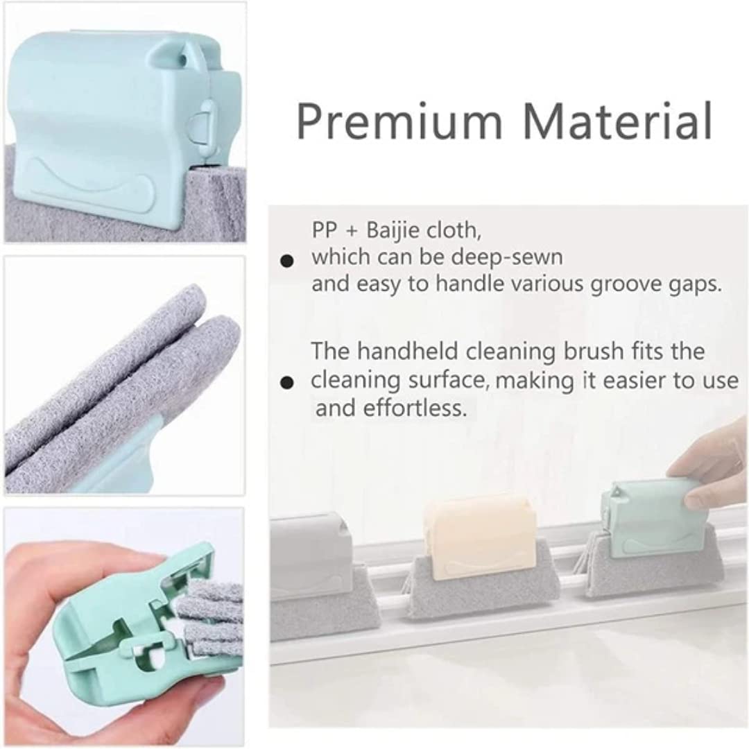 Premium Sulfar Creative Window Groove Cleaning Brush - Ergonomic Handheld Cleaner Tool for Windows, Tracks & Hard-to-Reach Areas | Perfect for Home, Office & Car Window Maintenance