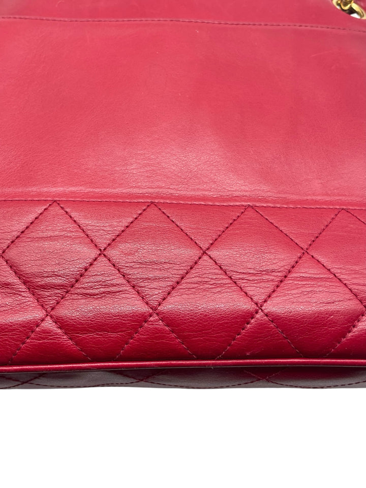 Vintage Chanel Quilted Matelasse Double Chain Shoulder Bag - Authentic Luxury Handbag for Women, Perfect for Parties, Dating & Special Occasions