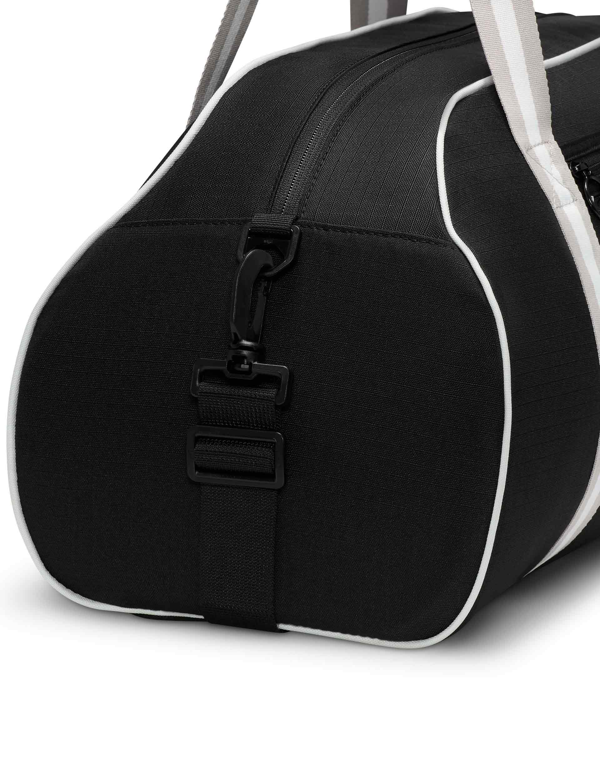 Premium Gym Club Training Bag - Durable Sports Duffel for Workout & Fitness - Black/College Grey/Summit White - Perfect for Gym, Travel & Sports Equipment Storage