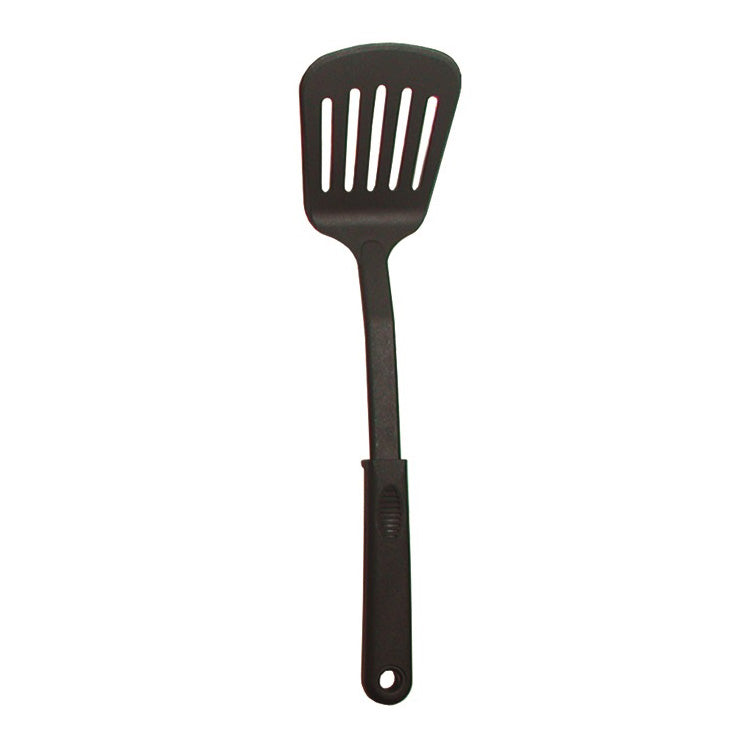 **Disposable Black Slotted Spatula - 12.85 Inch - Perfect for Cooking, Grilling & Serving - Ideal for Restaurants, Catering & Home Kitchens**