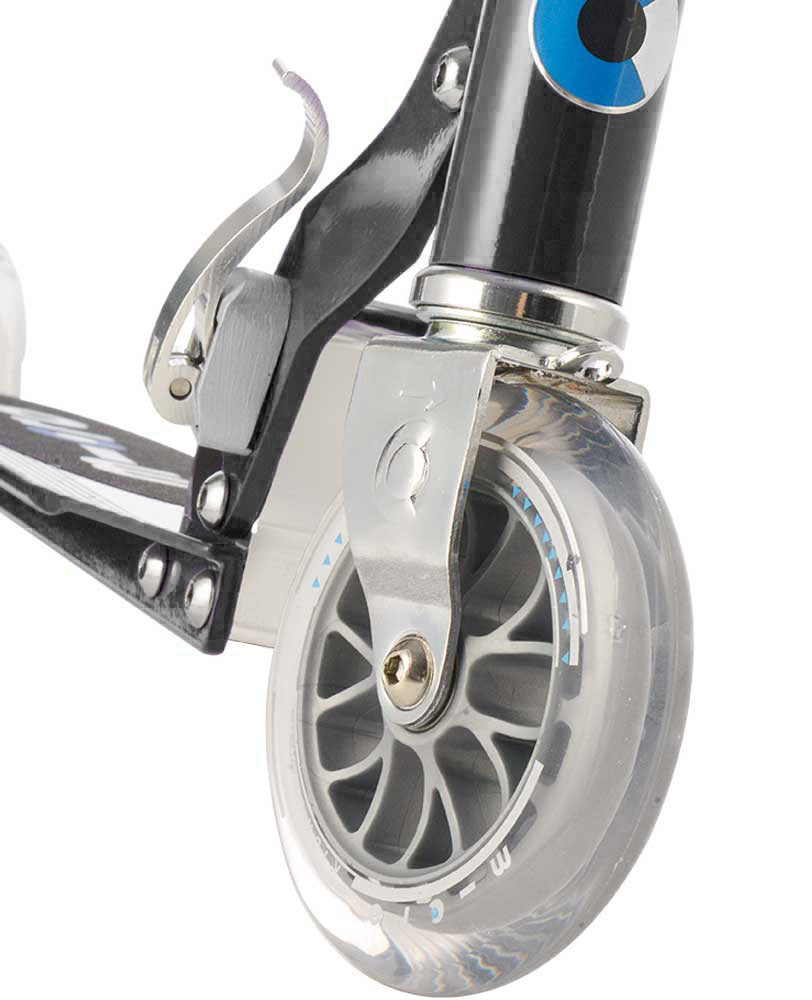 Micro Sprite Kids Scooter - Lightweight Aluminum Kick Scooter for Boys & Girls Ages 5-12 | Foldable & Adjustable Height | Smooth Ride for Commuting, Park Fun & Neighborhood Adventures (Black)
