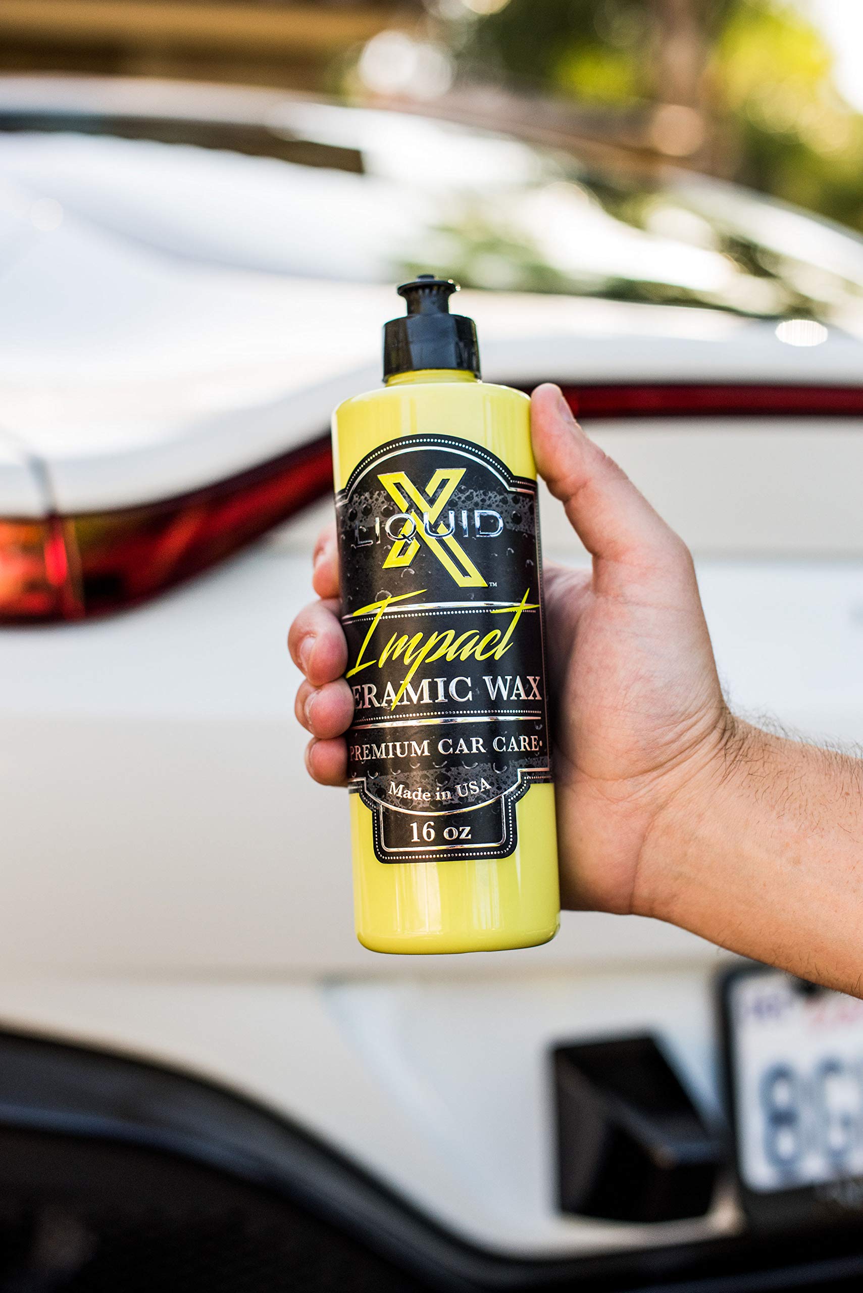 Liquid X Detail Spray & Ceramic Wax Combo - Hydrophobic Water Beading Car Wax, 1 Year Protection for Cars, Trucks & SUVs - Perfect for Showroom Shine & Long-Term Paint Protection