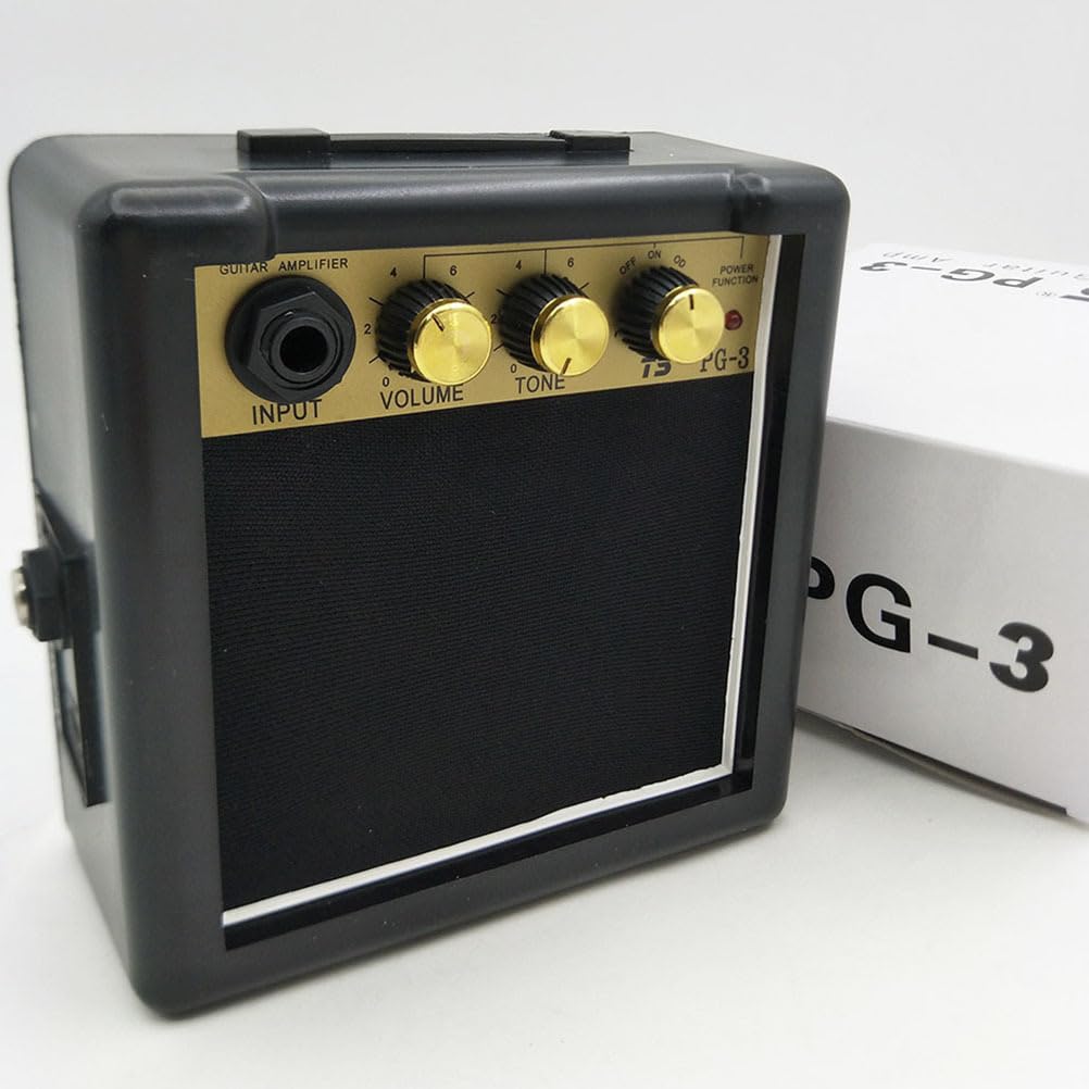 Happyyami Mini Guitar Amplifier - Portable & Compact 10W Speaker for Acoustic & Electric Guitars - Perfect for Home Practice, Travel & Outdoor Performances