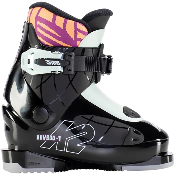 K2 Luv Bug 1 Ski Boots for Girls 2023 - Comfortable & Durable Winter Sports Footwear for Kids' Skiing Adventures
