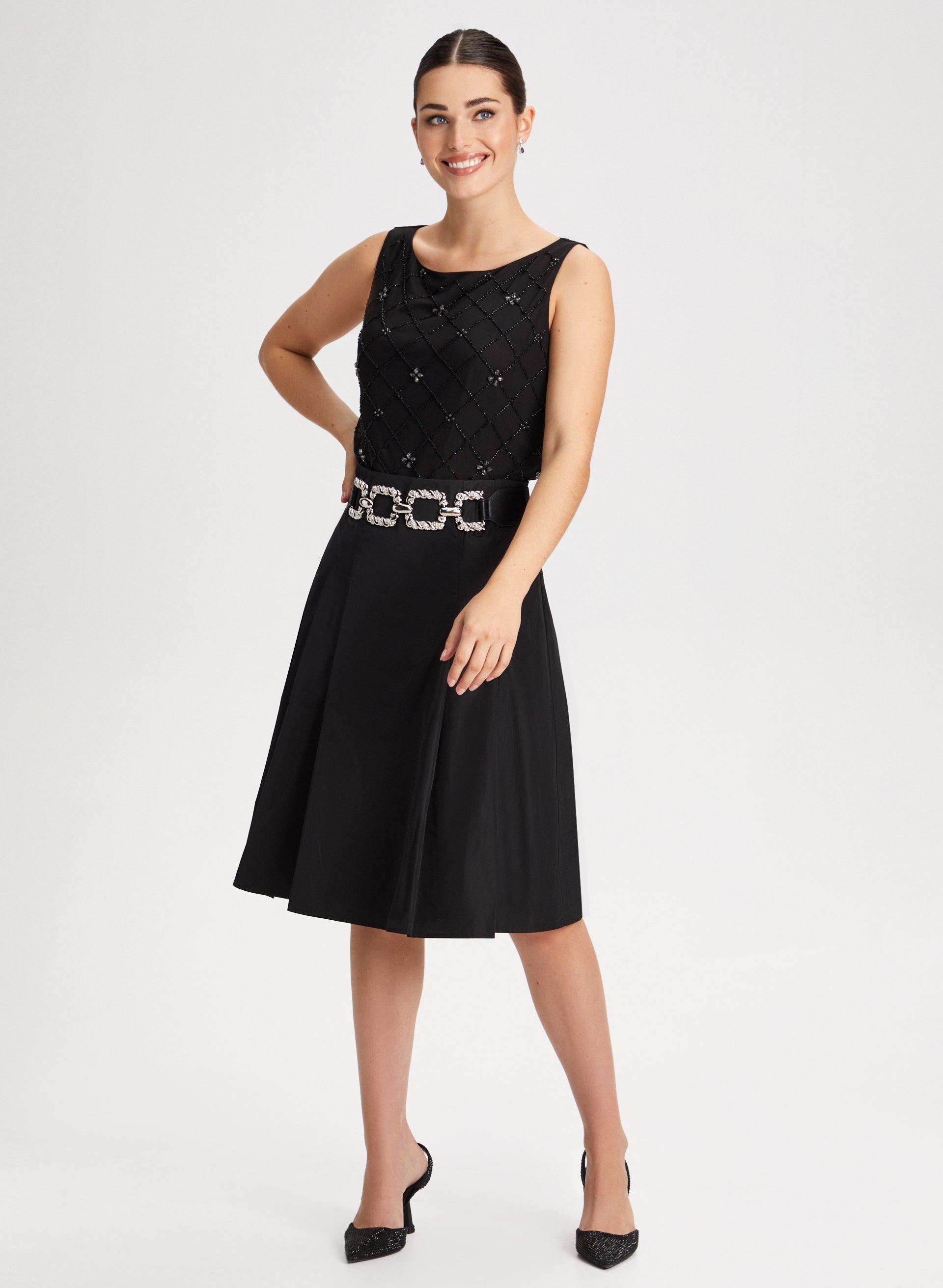 Stylish Beaded Detail Sleeveless Top for Women | Elegant Summer Blouse | Perfect for Parties, Dates & Casual Outings