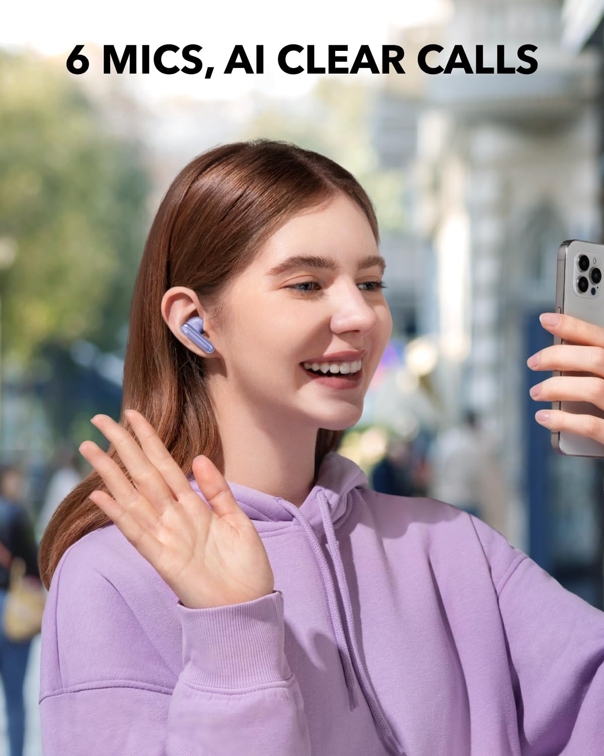 Anker Soundcore P40i Wireless Earbuds with Adaptive Noise Cancellation, Deep Bass, 60H Playtime, IPX5 Waterproof, Bluetooth 5.3 - Perfect for Commuting, Workouts, and Travel
